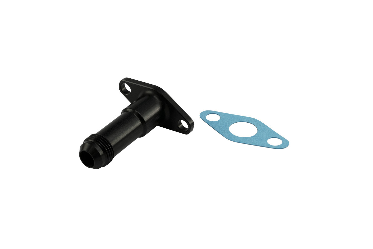 50.8mm 10AN 75mm Extended Oil Drain Black by Turbosmart - performance upgrade from Torque Lab