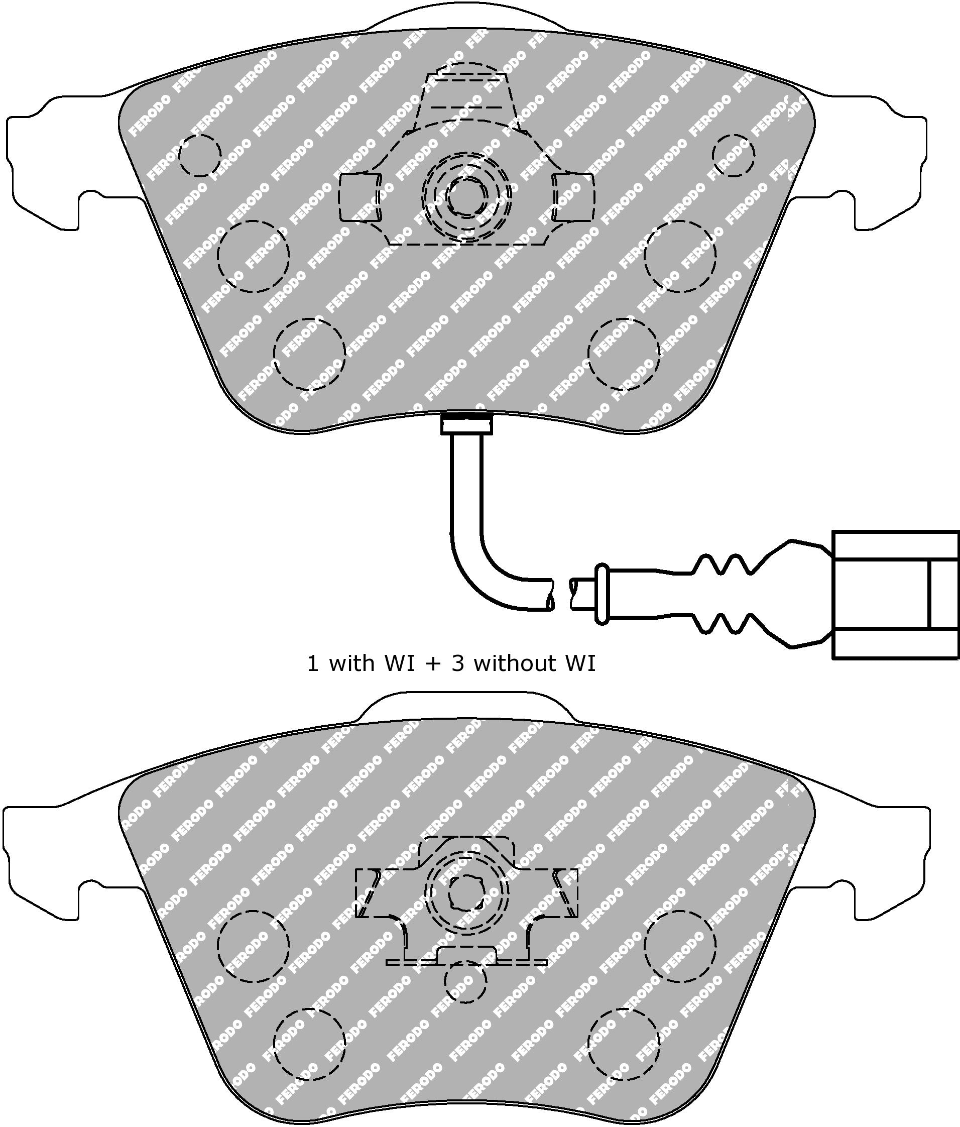 Ferodo Semi-Metallic Brake Pads | FER-FDS1765