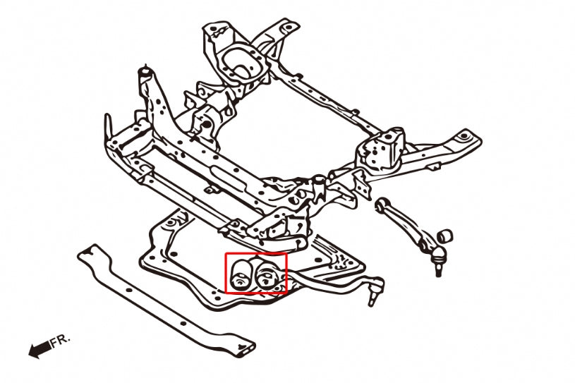 Front - Front Lower Arm Bushing Bmw X5, X6