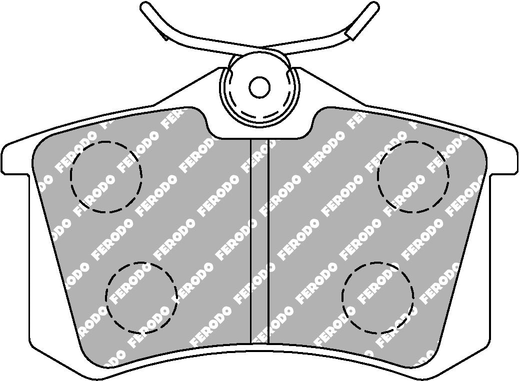 Ferodo Semi-Metallic Brake Pads | FER-FCP1491H