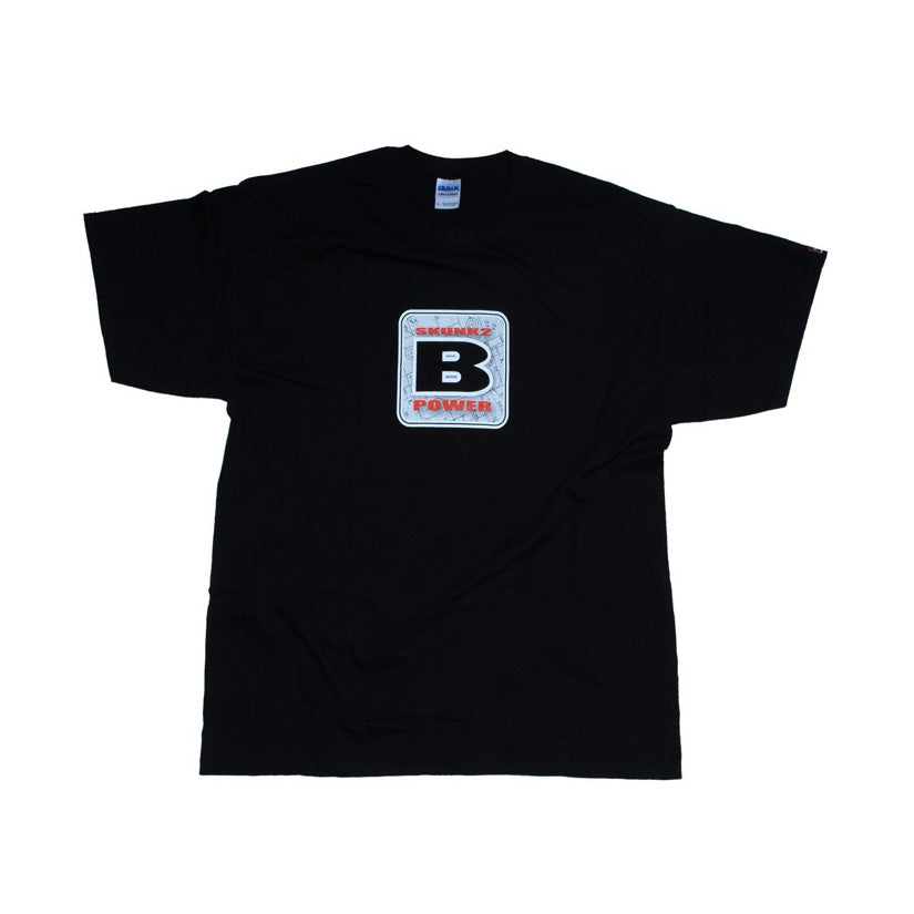 SKUNK2 B POWER T SHIRT BLACK 2X LARGE
