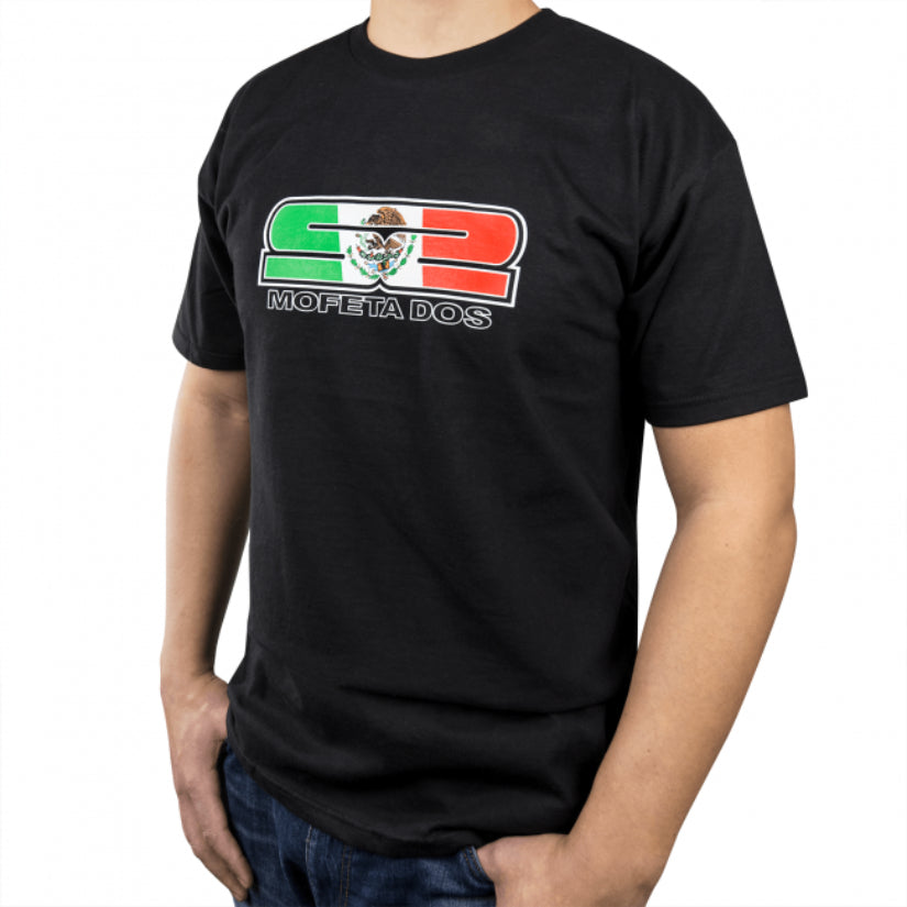Skunk2 Mexico Flag Men's T-Shirt Black XXL