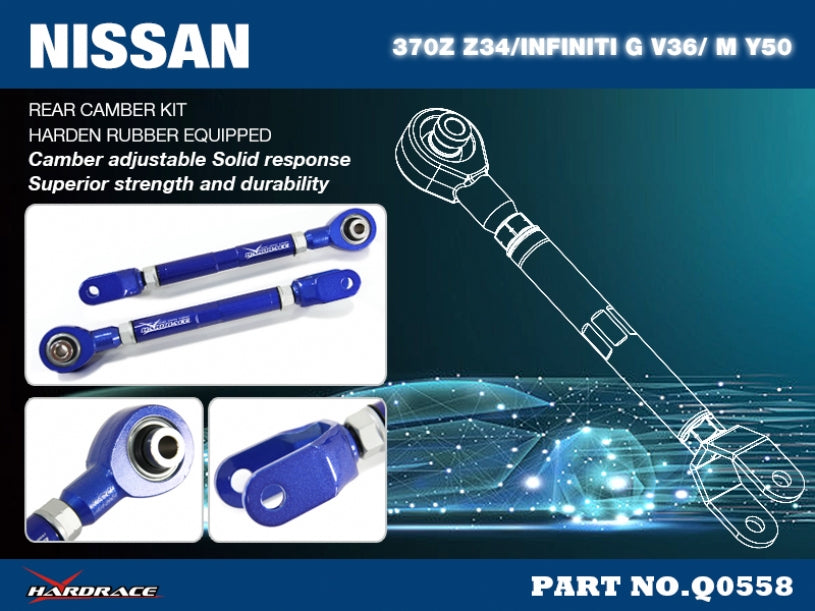 Rear Camber Kit Infiniti G series, M series, Nissan Skyline, Z-series