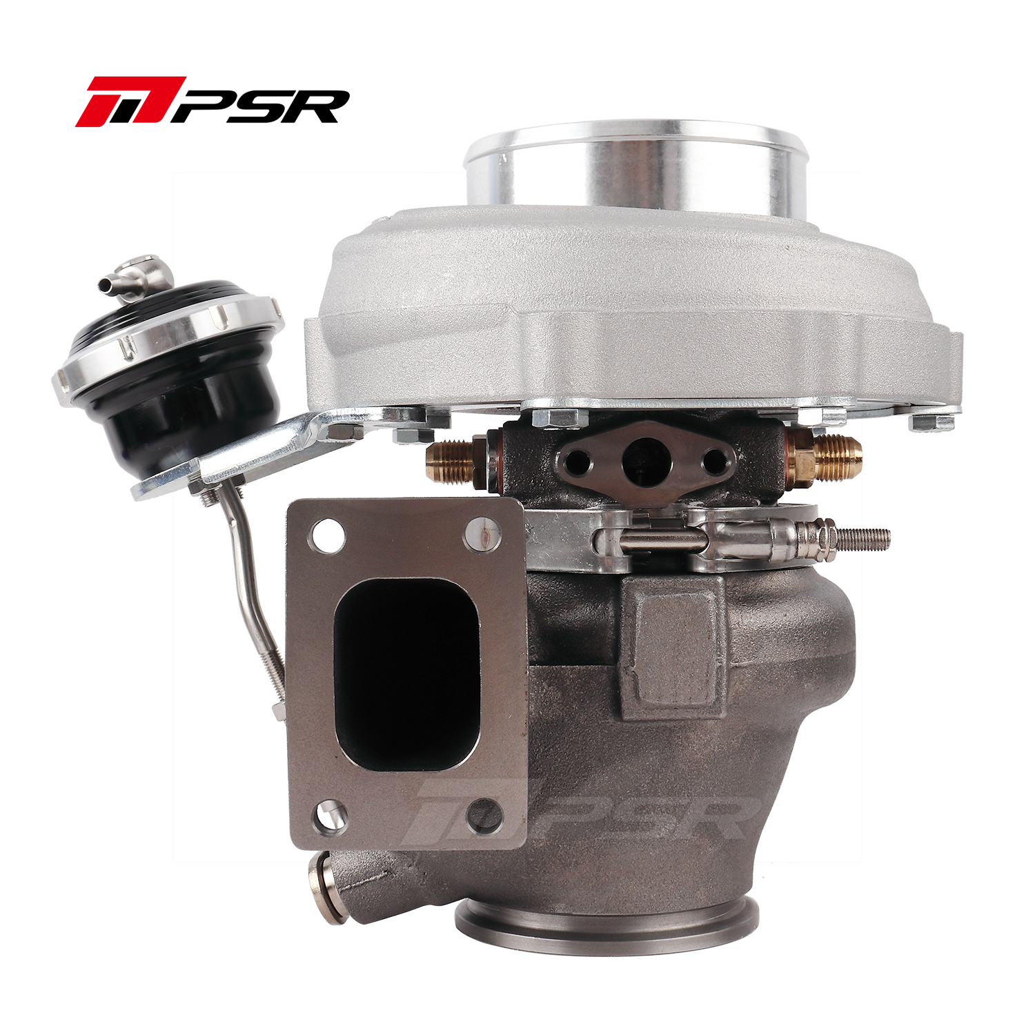 Pulsar Turbo PSR 5855A Curved Point Milled Compressor Wheel Dual Ball Bearing Turbocharger HP Rating 770 by Pulsar Turbo available at Torque Lab