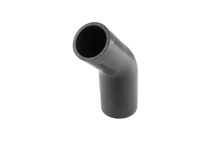 Silicon Hose 45 Reducer Elbow 2.00"-2.50" Black by Turbosmart - performance upgrade from Torque Lab
