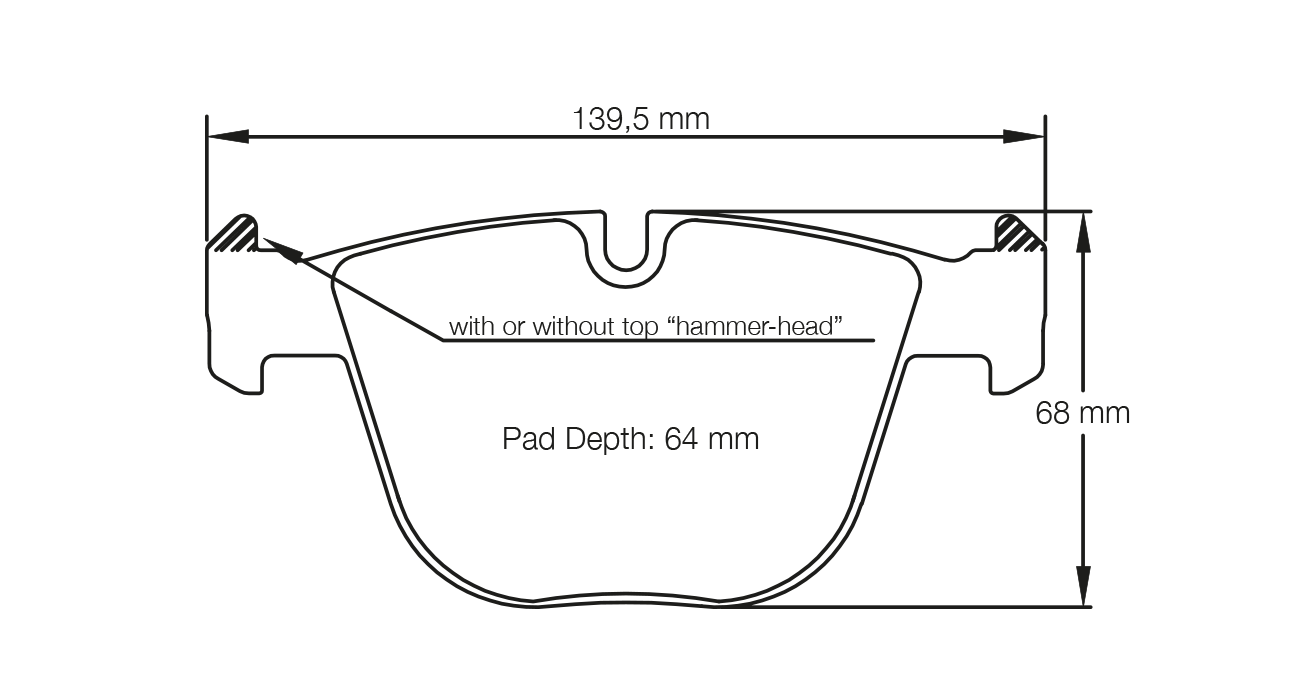 Pagid Racing RSL 19 Brake Pads - Rear | E8021R1901 - Pagid Racing brake pads