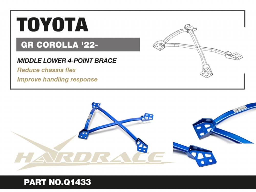 Middle Lower 4-point Brace Toyota Corolla/altis/auris