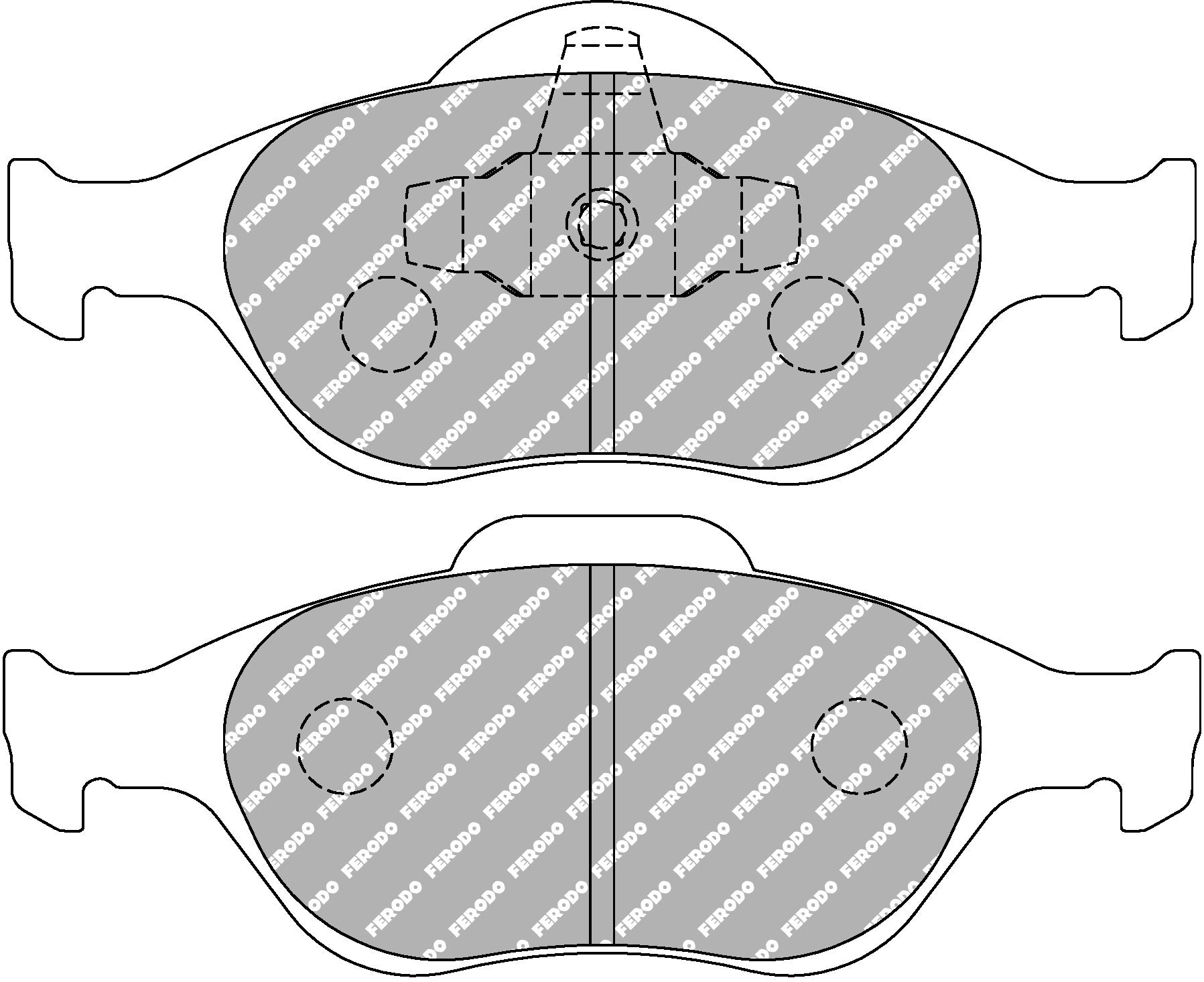 Ferodo Semi-Metallic Brake Pads | FER-FCP1394H