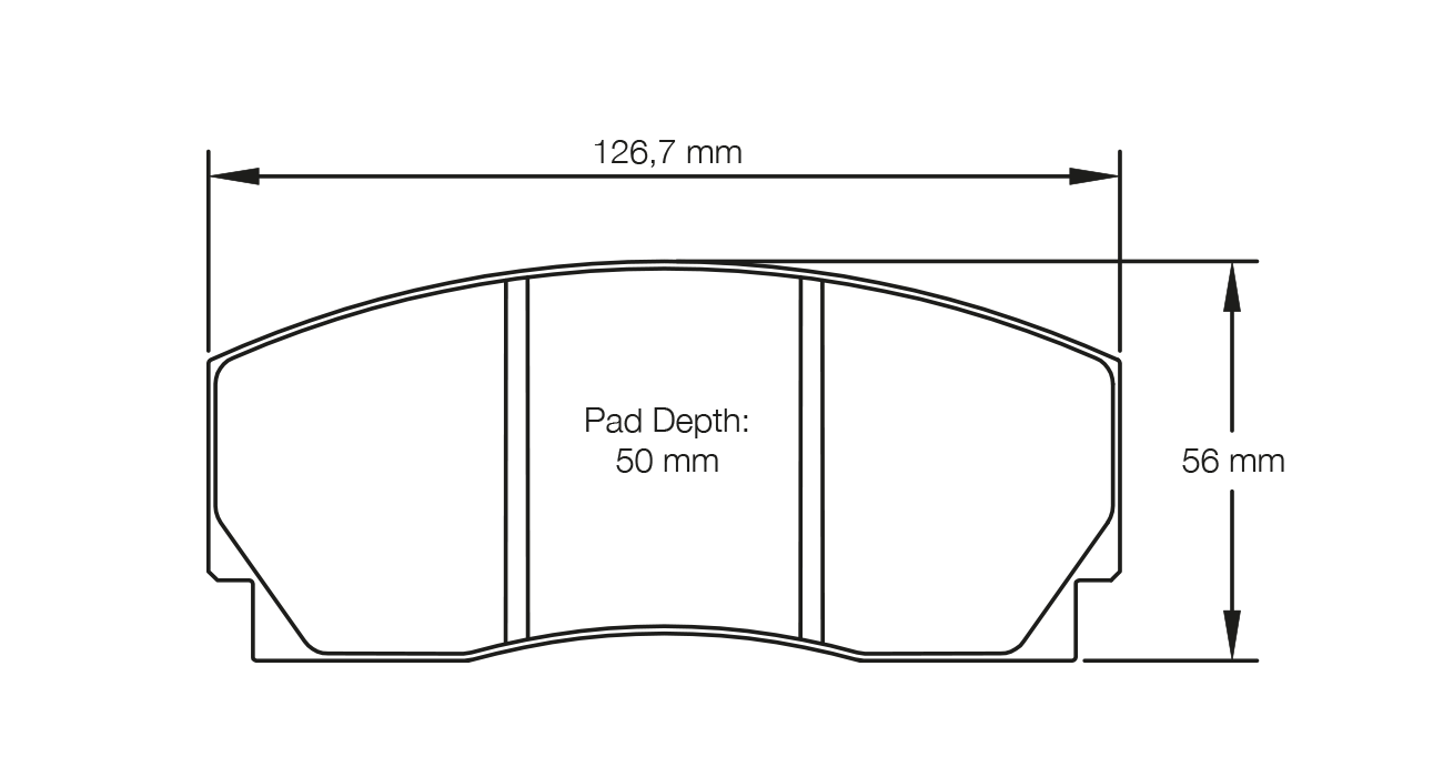 Pagid Racing RSH 3 Brake Pads - Rear | S1269H03001 - Pagid Racing brake pads