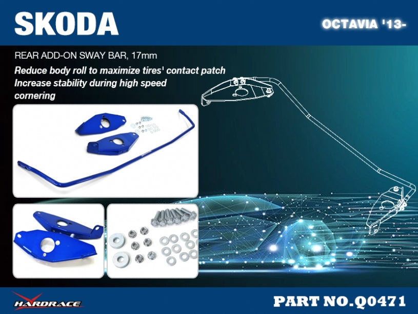 Rear Add On Sway Bar Skoda Octavia