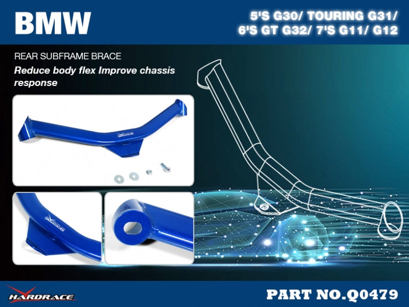 Rear Subframe Brace Bmw 5 Series, 6 Series, 7 Series