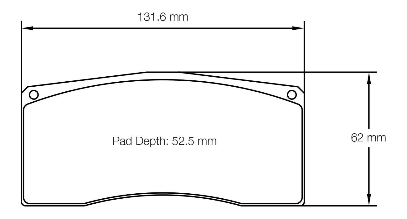 Pagid Racing RST D1 Brake Pads - Rear | S8287TD1001 - Pagid Racing brake pads
