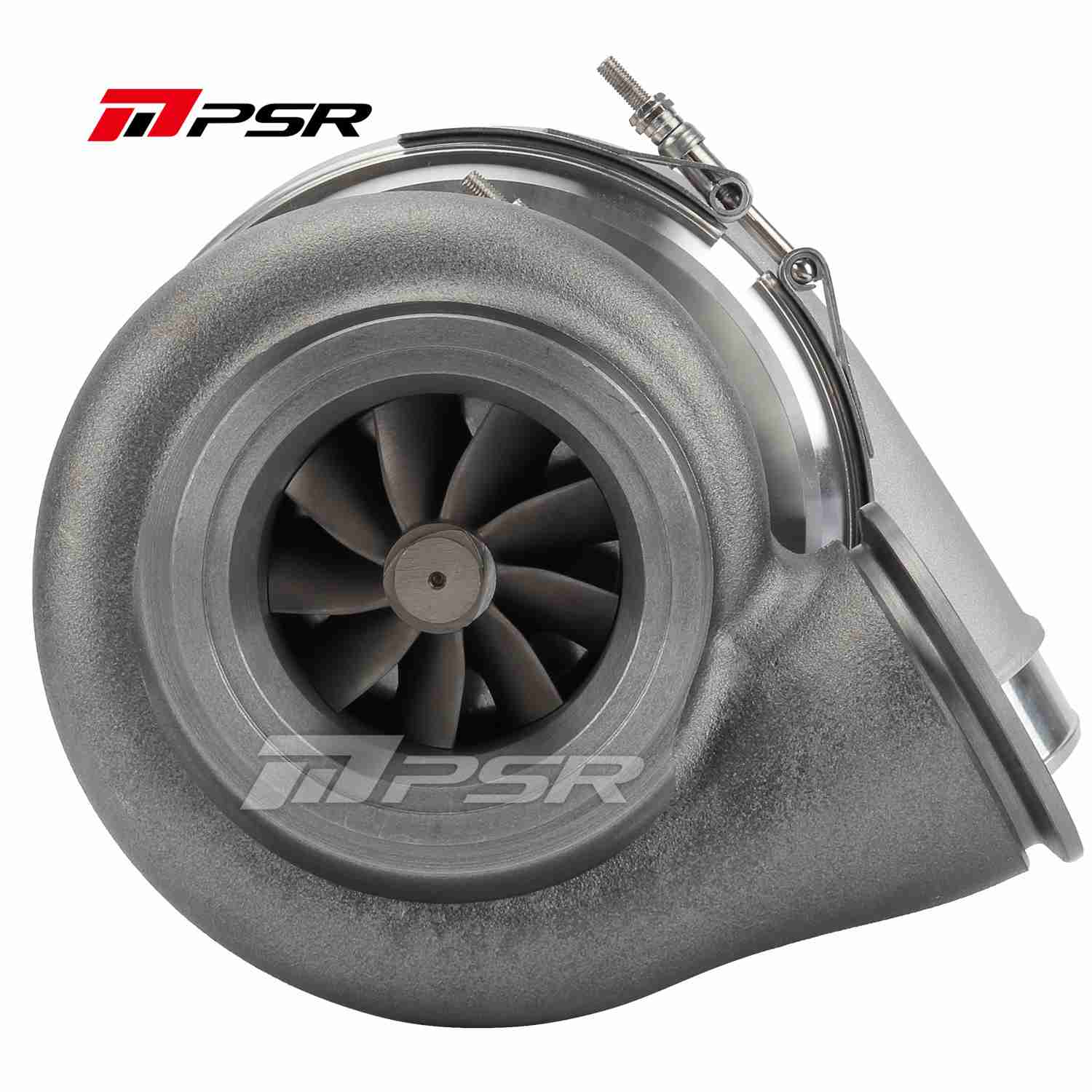 Pulsar Turbo PSR Reverse Rotation 7375G COMPACT Dual Ball Bearing Turbocharger HP Rating 1200 by Pulsar Turbo available at Torque Lab