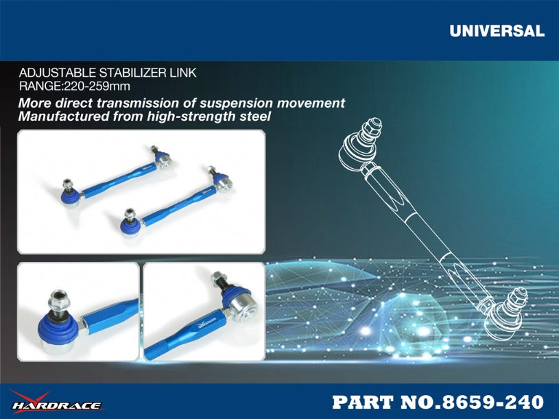 Adj. Stabilizer Link Bmw 3 Series, 5 Series, 7 Series, *UNIVERSAL Stabilizer related