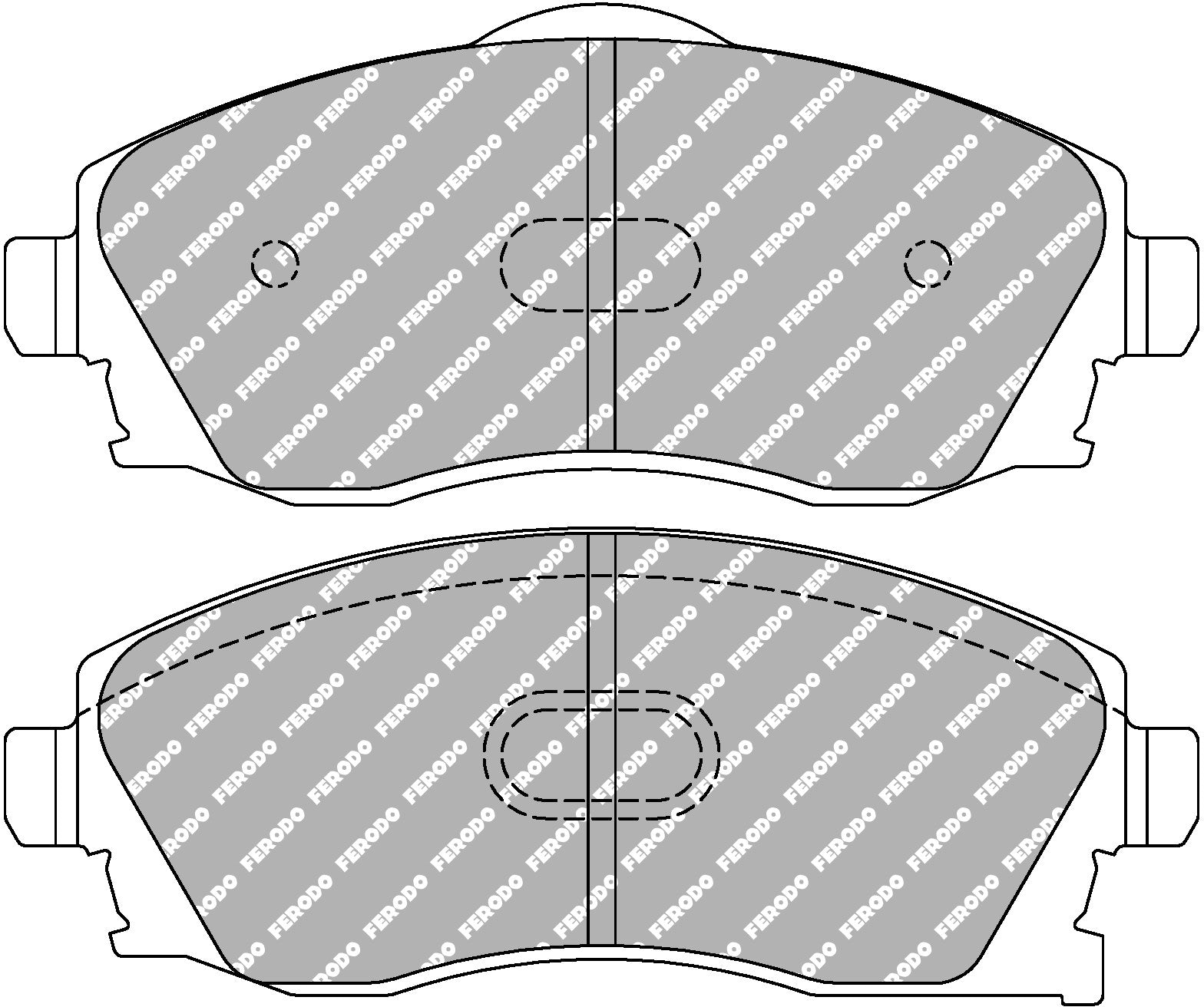 Ferodo Semi-Metallic Brake Pads | FER-FCP1424H