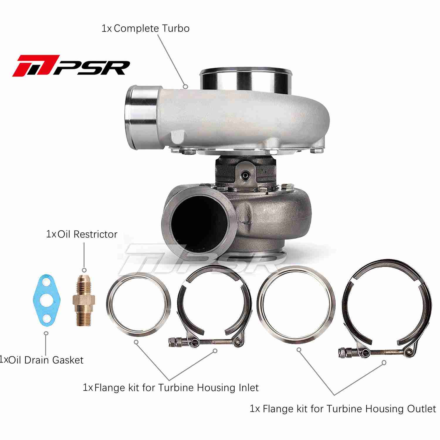 Pulsar Turbo PSR3576 Gen2 Dual Ball Bearing Turbocharger by Pulsar Turbo available at Torque Lab