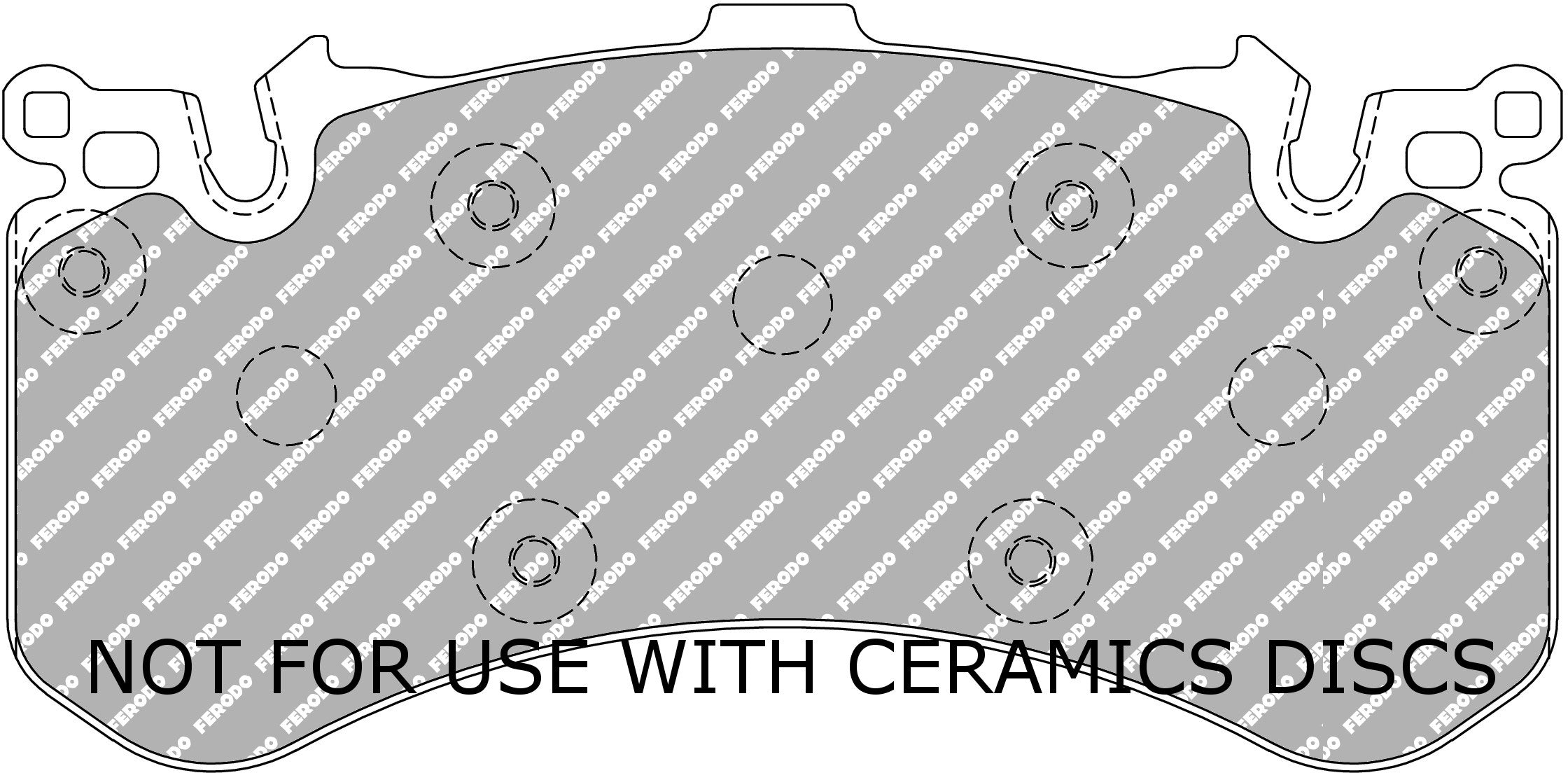 Ferodo Semi-Metallic Brake Pads | FER-FCP4468H