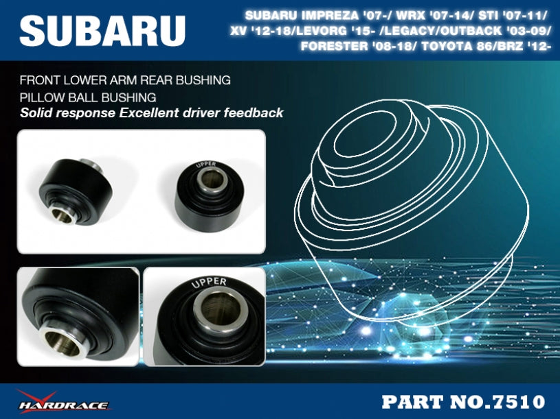 Front Lower Arm Bushing - Big Scion, Subaru, Toyota