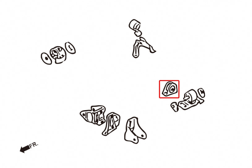 Harden Engine Mount-front Side Mitsubishi Lancer evolution