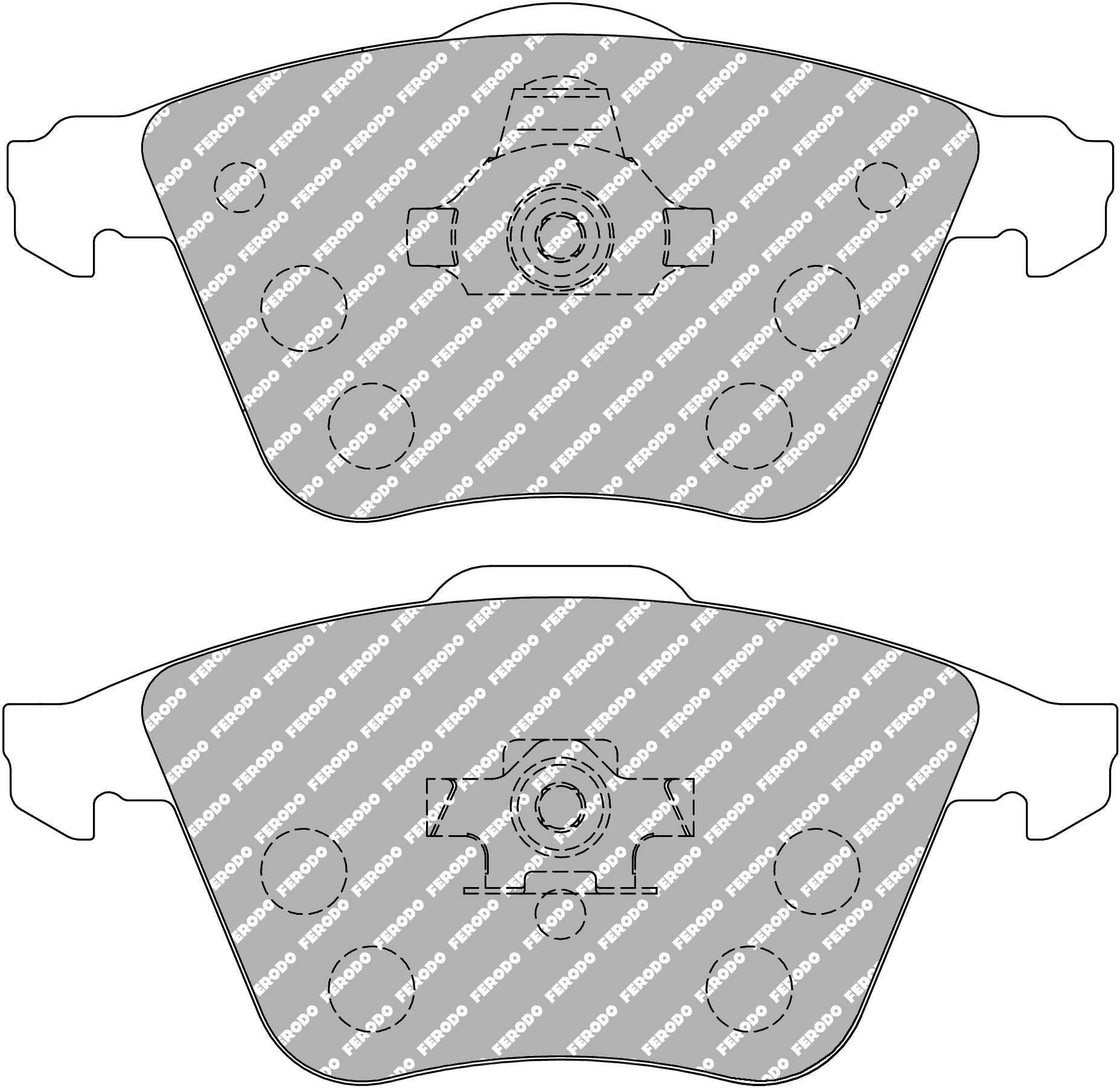 Ferodo Semi-Metallic Brake Pads | FER-FCP1765Z