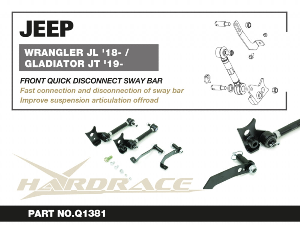 Front Quick Disconnect Stabilizer Link Jeep Wrangler, Gladiator