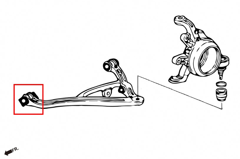 Rear Lower Arm Bushing Honda S2000