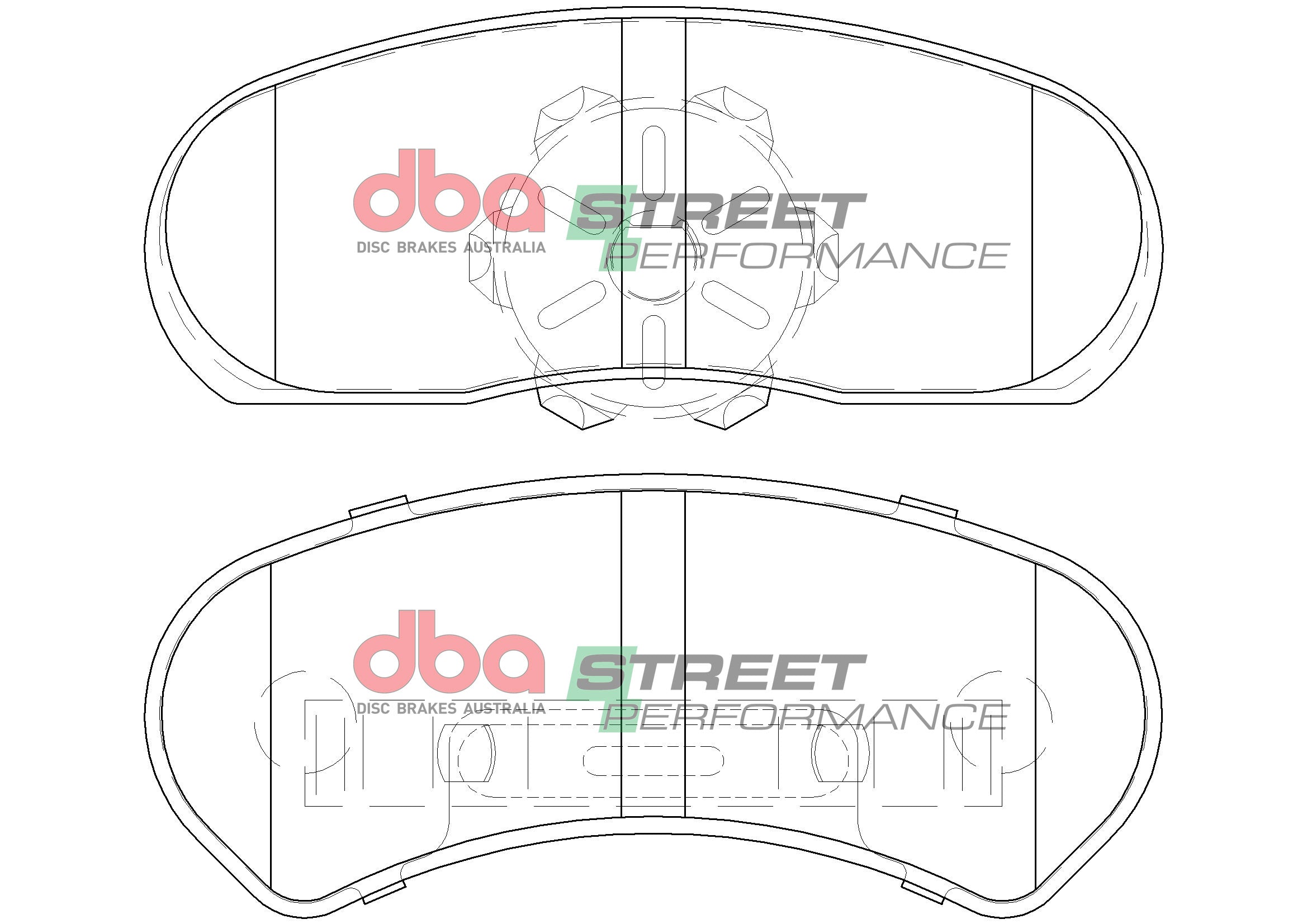 DB1045SP - DBA Street Performance Brake Pads; Front