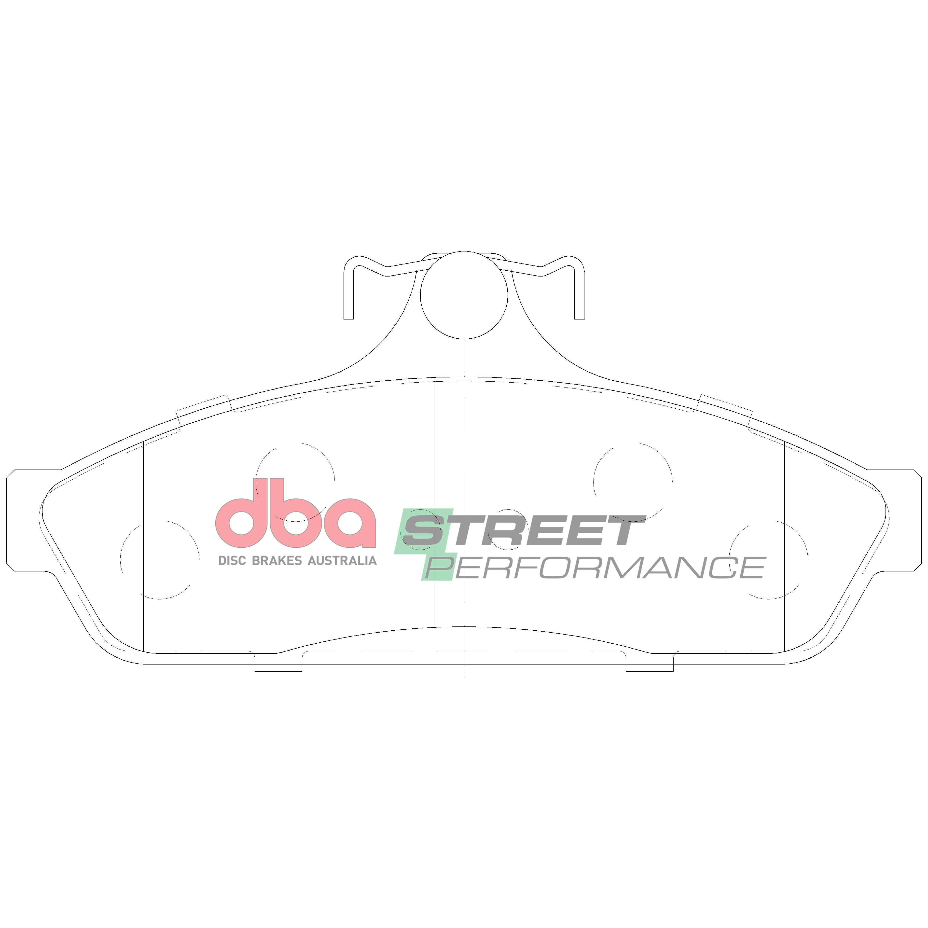 DB1085SP - DBA Street Performance Brake Pads; Front