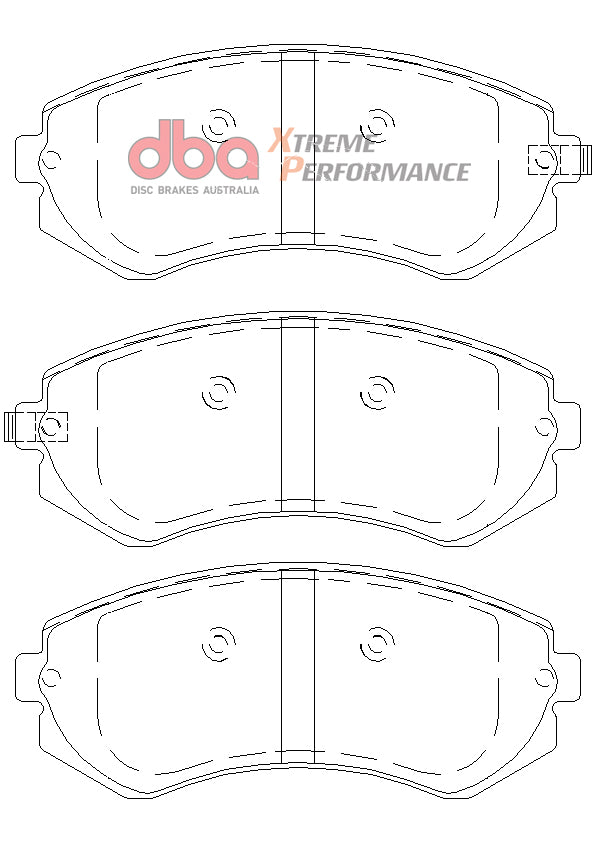 DB1148XP - DBA Xtreme Performance Brake Pads; Rear