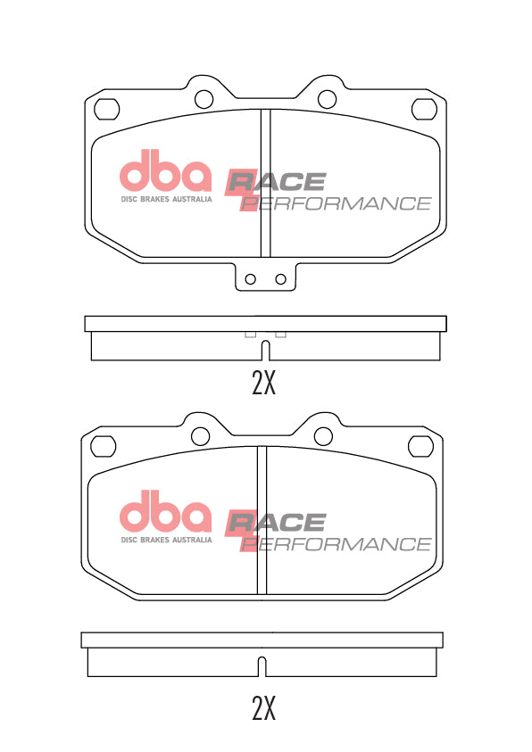 DB1170RP - DBA Racing Performance Brake Pads; Front