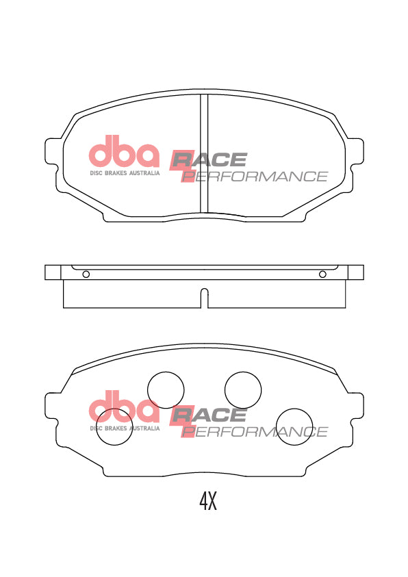 DB1178RP - DBA Racing Performance Brake Pads; Front