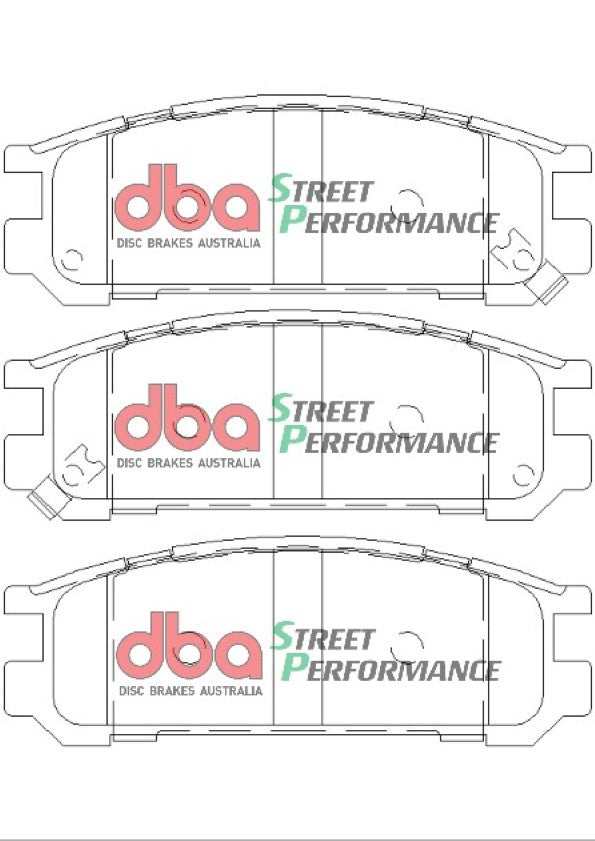 DB1186SP - DBA Street Performance Brake Pads; Rear