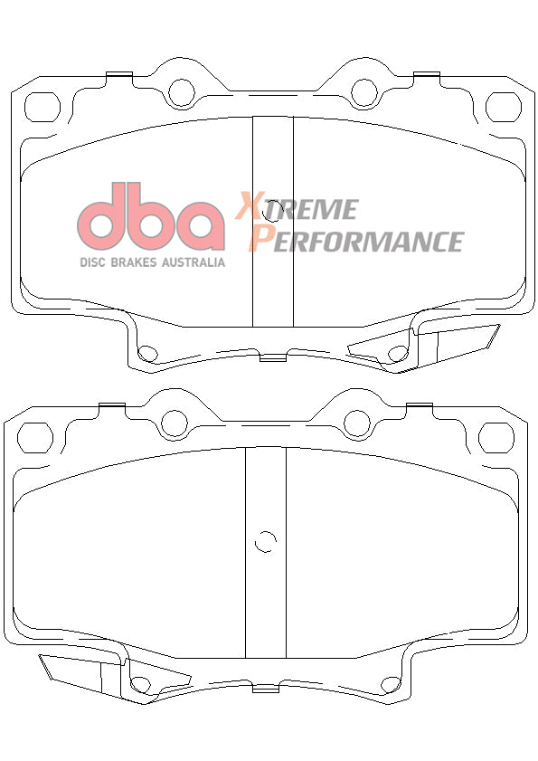 DB1199XP - DBA Xtreme Performance Brake Pads; Front