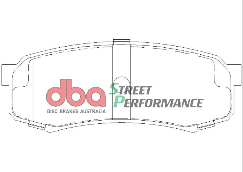 DB1200SP - DBA Street Performance Brake Pads; Rear