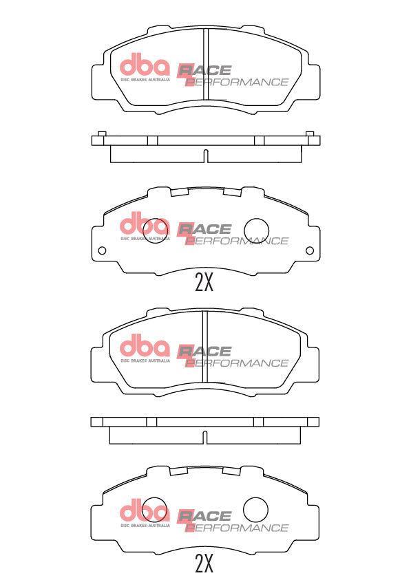 DB1206RP - DBA Racing Performance Brake Pads; Front