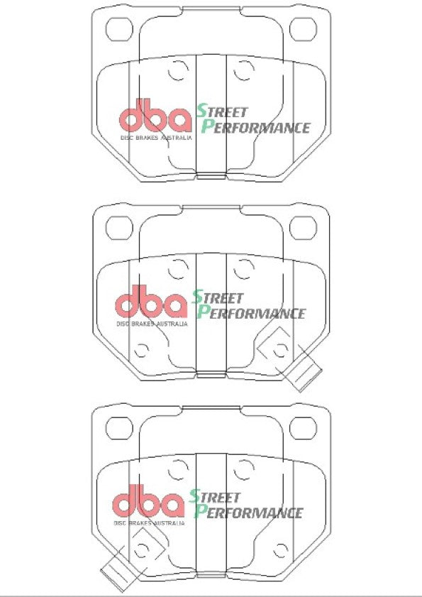 DB1220SP - DBA Street Performance Brake Pads; Rear