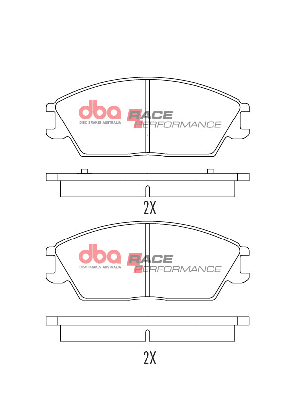 DB1252RP - DBA Racing Performance Brake Pads; Front