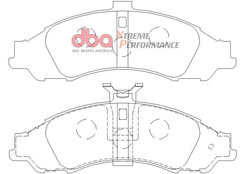 DB1331XP - DBA Xtreme Performance Brake Pads; Front