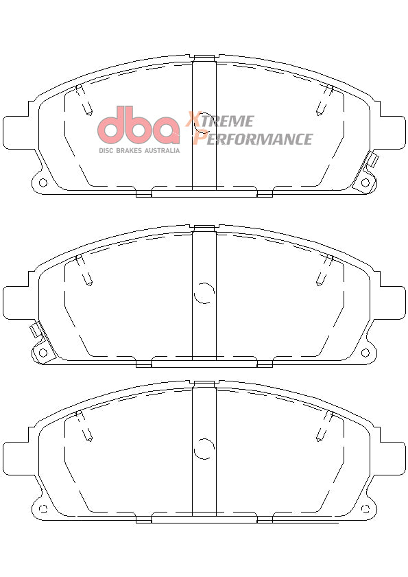 DB1333XP - DBA Xtreme Performance Brake Pads; Front