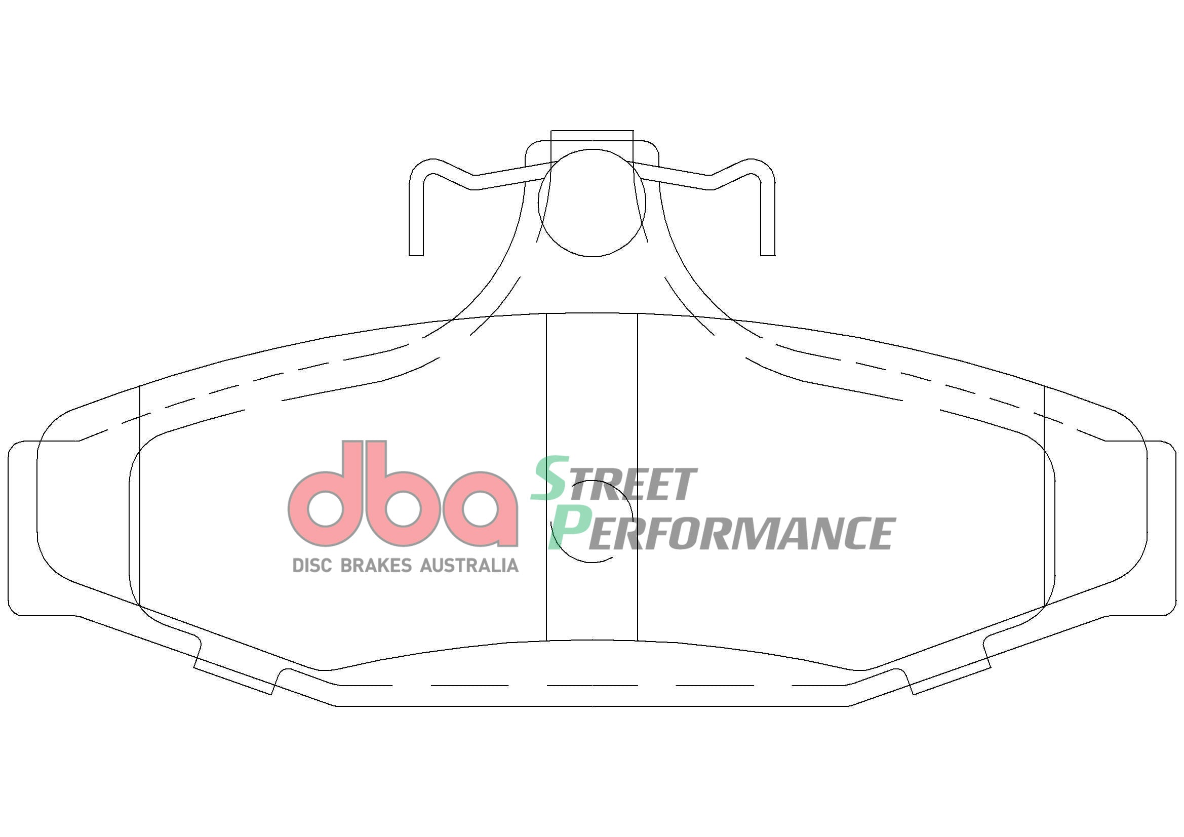 DB1354SP - DBA Street Performance Brake Pads; Rear