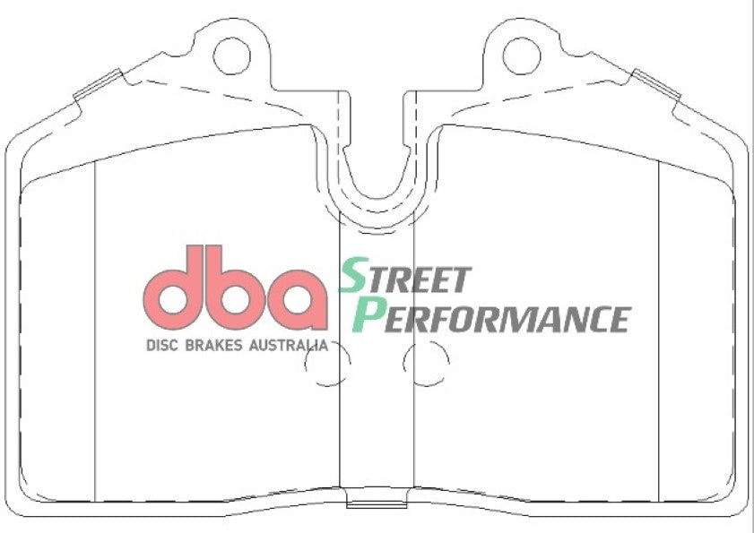 DB1356SP - DBA Street Performance Brake Pads; Rear