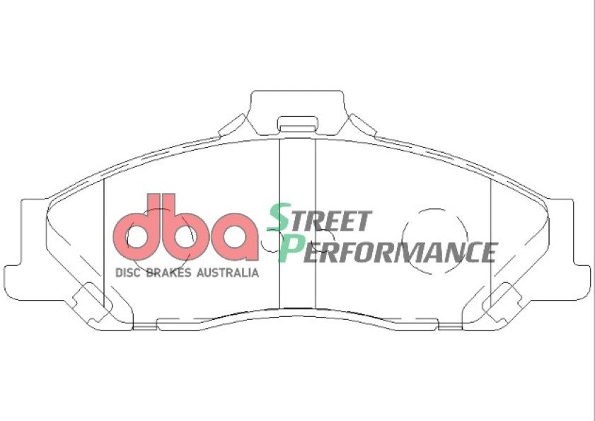 DB1366SP - DBA Street Performance Brake Pads; Front