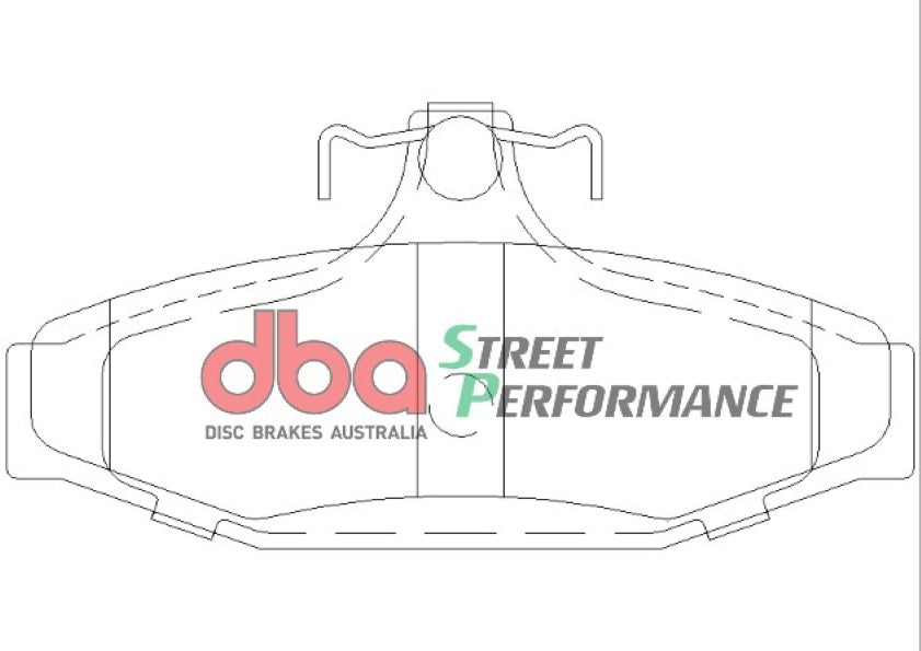 DB1376SP - DBA Street Performance Brake Pads; Rear
