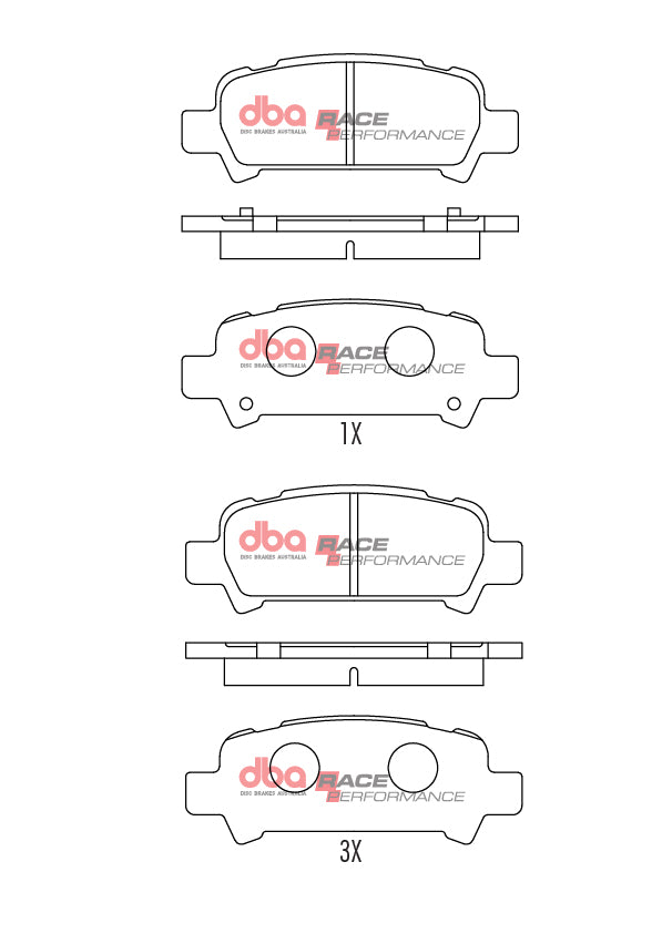DB1379RP - DBA Racing Performance Brake Pads; Rear