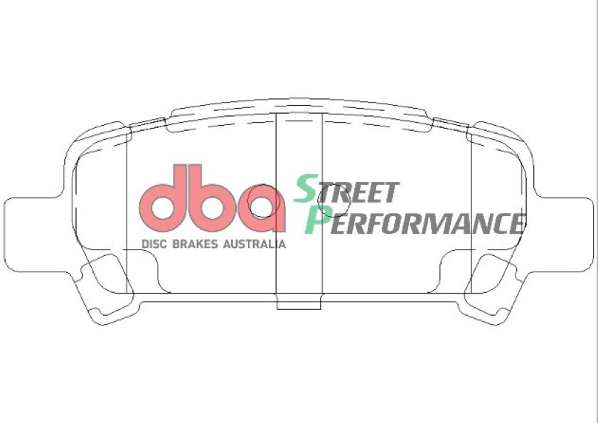 DB1379SP - DBA Street Performance Brake Pads; Rear