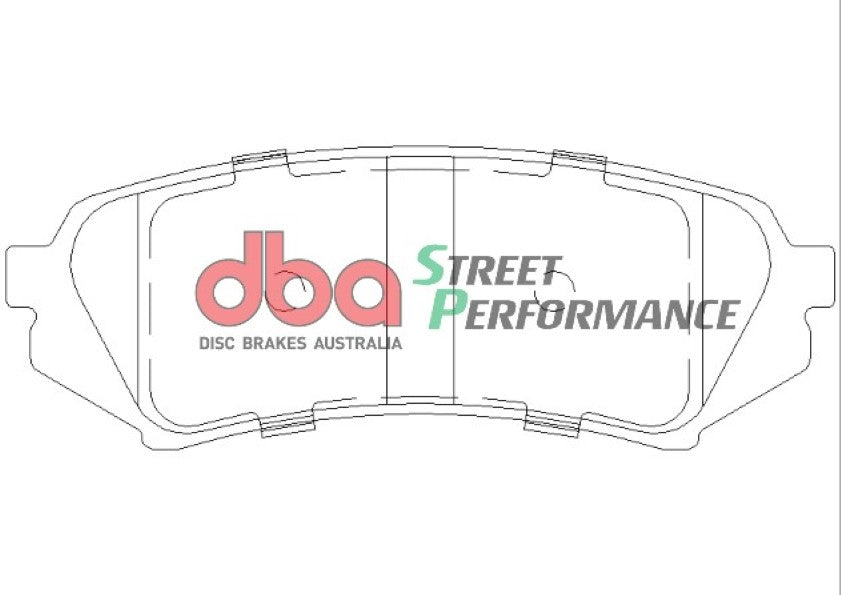 DB1383SP - DBA Street Performance Brake Pads; Rear