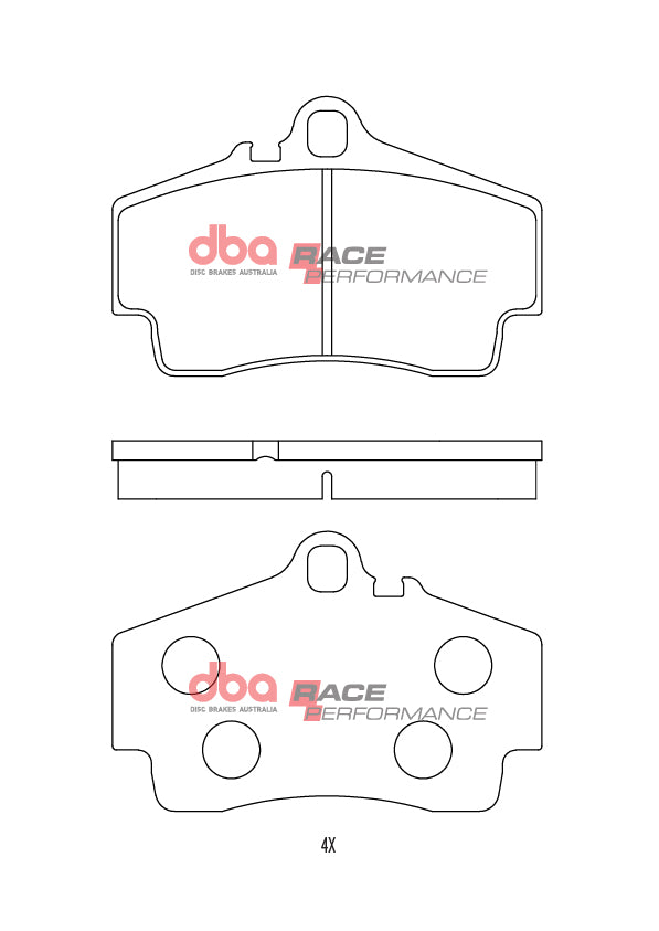 DB1467RP - DBA Racing Performance Brake Pads; Rear