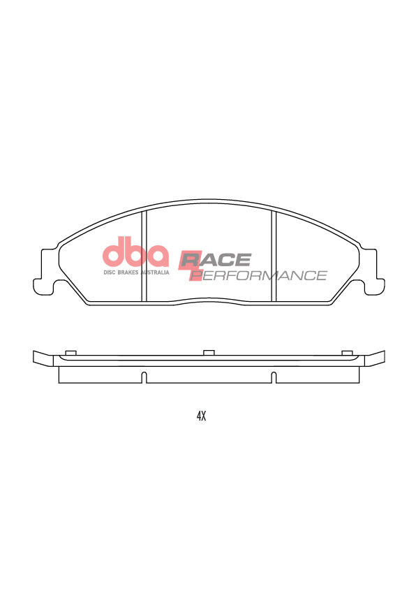 DB1473RP - DBA Racing Performance Brake Pads; Front