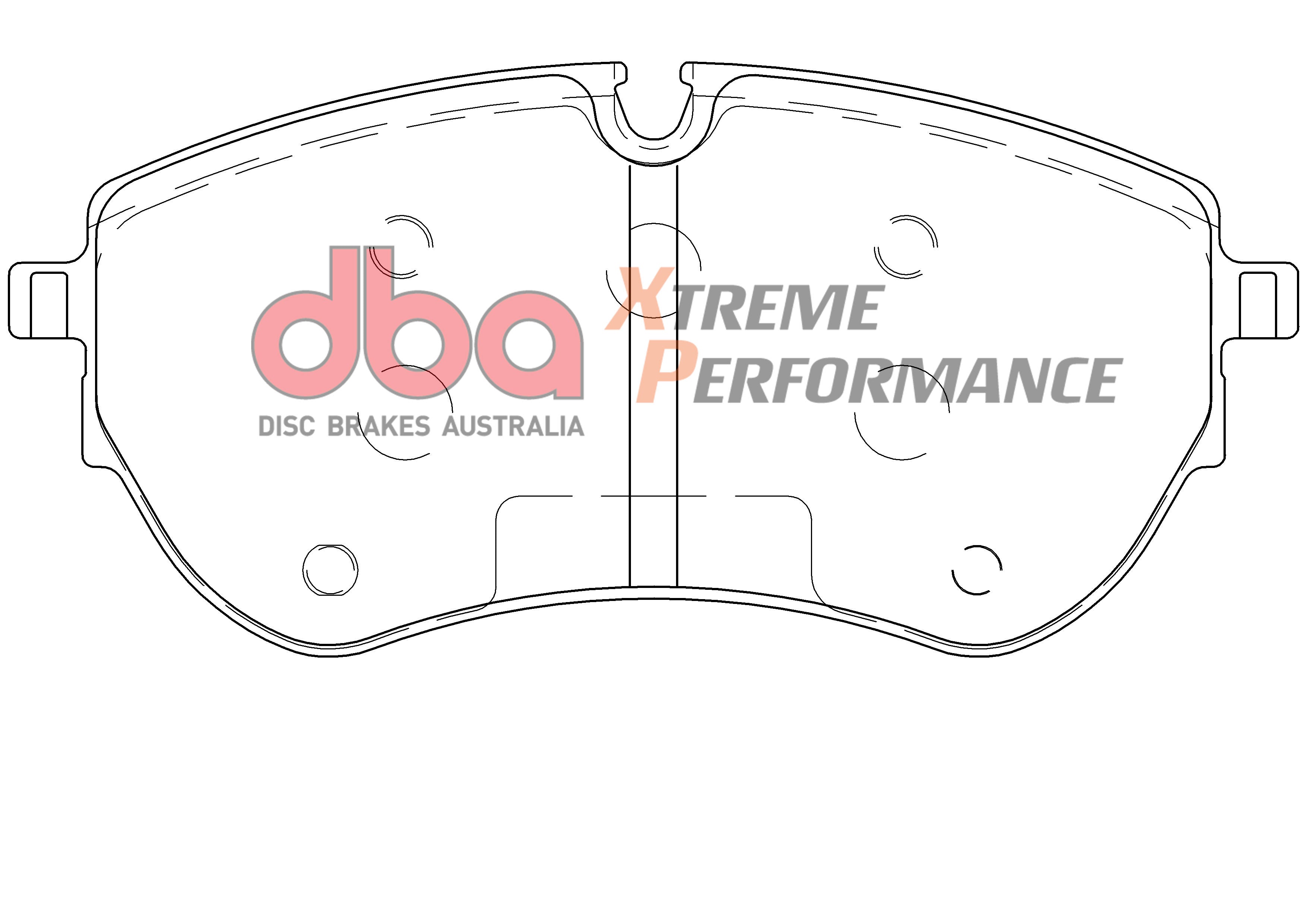DB15001XP - DBA Xtreme Performance Brake Pads; Front