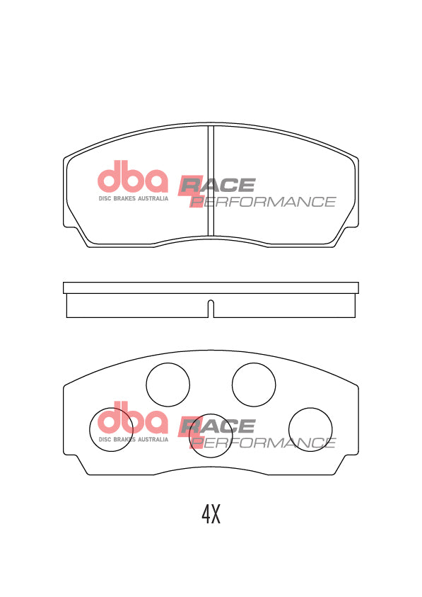 DB15010RP - DBA Racing Performance Brake Pads; Front